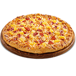 Mushroom & Pineapple Pizza 